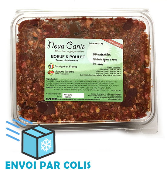 Nova Canis BOEUF & POULET 20 x 1kg