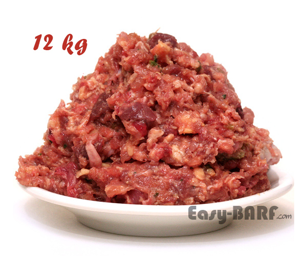 Carton Poulet, Courgettes & Abats 2 x 12kg