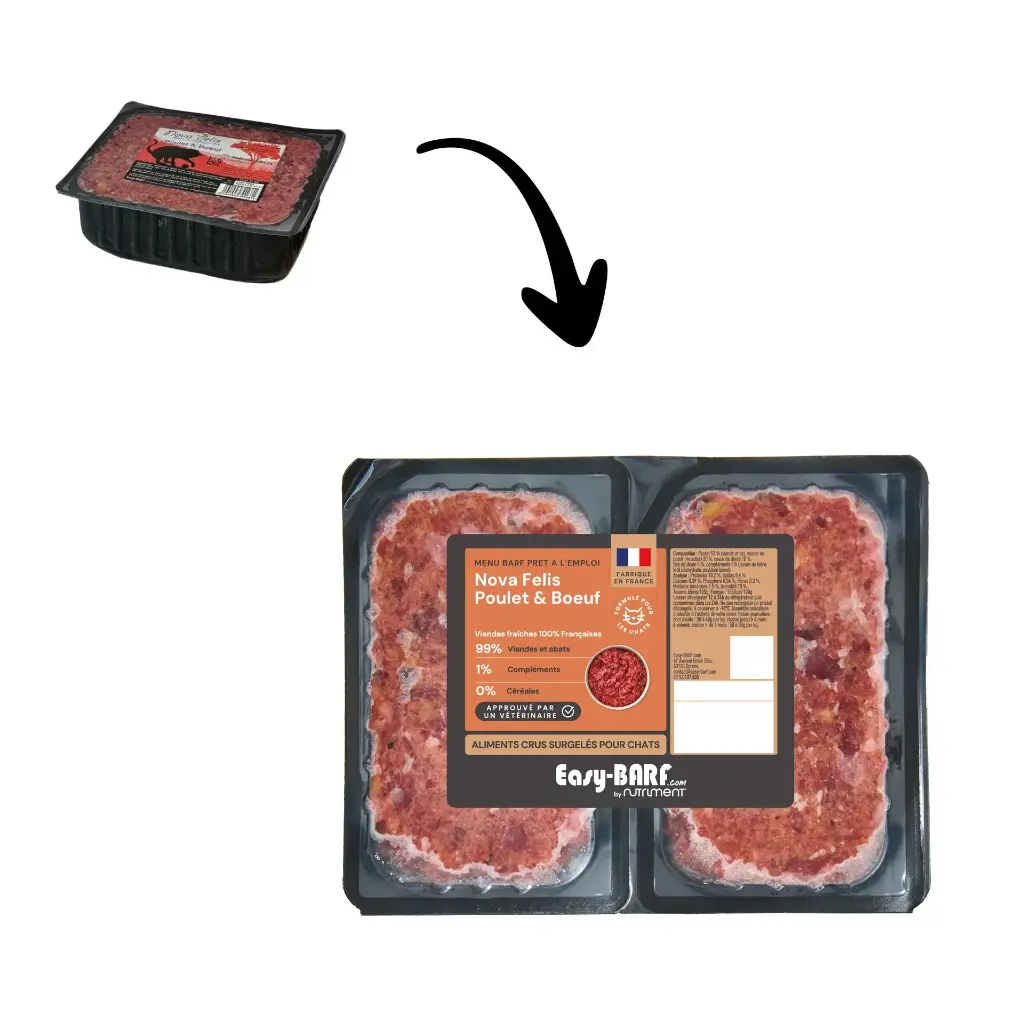 Nova Felis Poulet & Boeuf 16 x 500 g