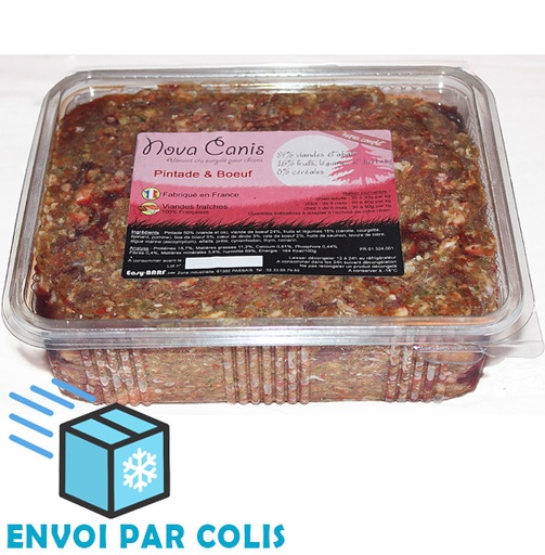 [G051] Nova Canis Pintade & Boeuf 20 x 1 kg
