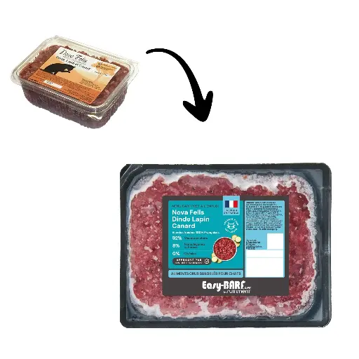 [F111] Nova Felis Dinde Lapin Canard 10 x 1 kg