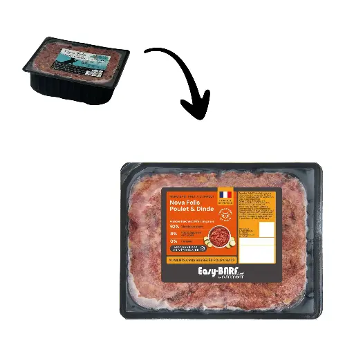 [F071] Nova Felis Poulet / Dinde 10 x 1kg
