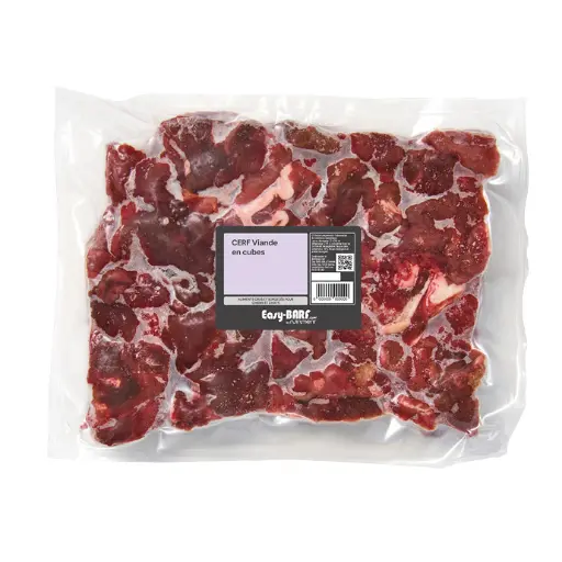 [B063] CERF viande en cubes 4 x 3kg