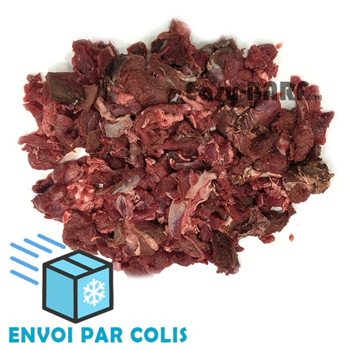 [B063] CERF viande en cubes 4 x 3kg