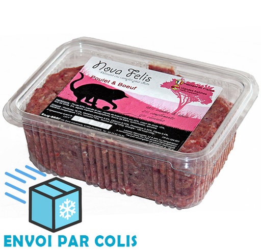 [F052] Nova Felis Poulet & Boeuf 16 x 500 g