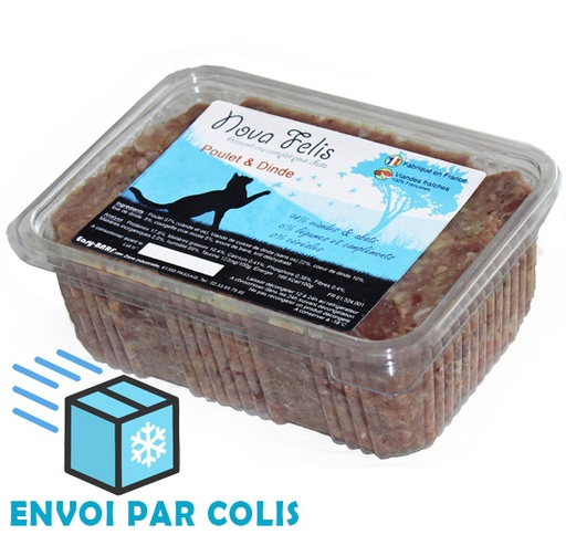[F072] Nova Felis Poulet / Dinde 16 x 500g